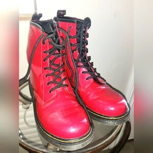 Dr Martens 1460 Red Cosmic Glitter, Big Kid, size 7